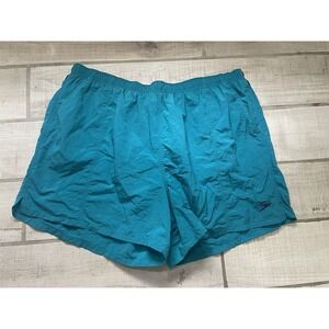 Speedo Men's‎ Vintage Mesh Lined Blue Drawstring Swim Shorts Trunks Pockets XXL